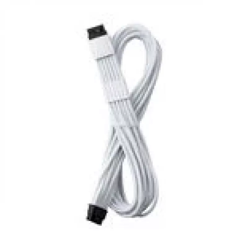 Cable CableMod Universal Pro ModMesh 16‑Pin a 16‑Pin con funda StealthSense, 60 cm, blanco
