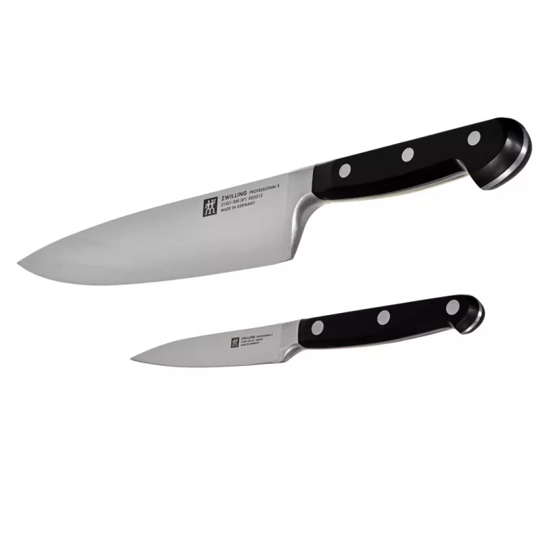 Zwilling Professional S juego de 2 cuchillos, acero inoxidable, 35645-000-0