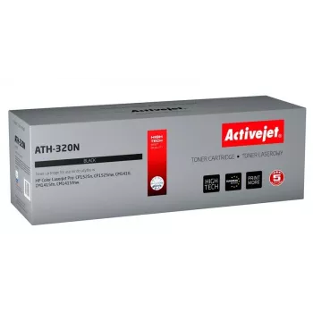 Tóner Activejet ATH-320N (sustituto de HP 128A CE320A; Supreme; 2000 páginas; negro)