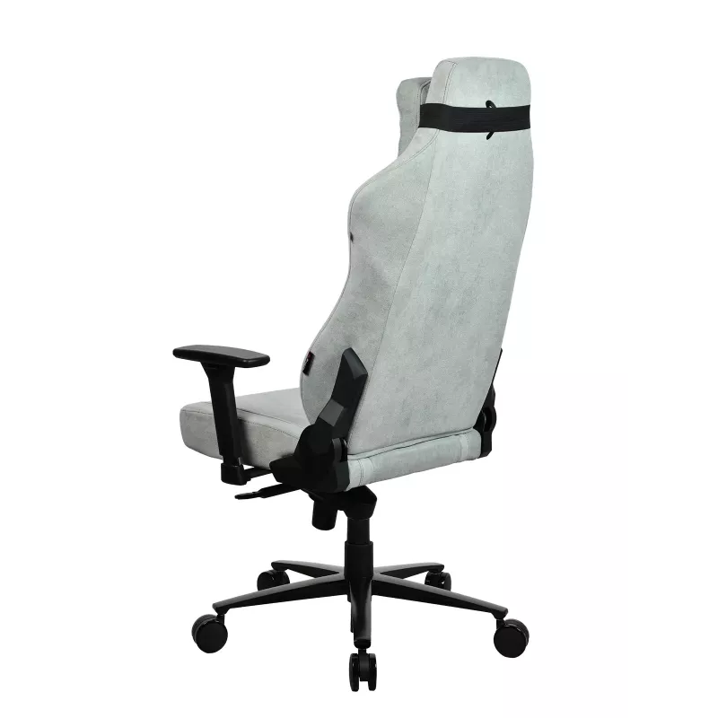 Silla gaming Arozzi Vernazza SoftFabric Pearl Verde – asiento gaming ergonómico, tejido suave
