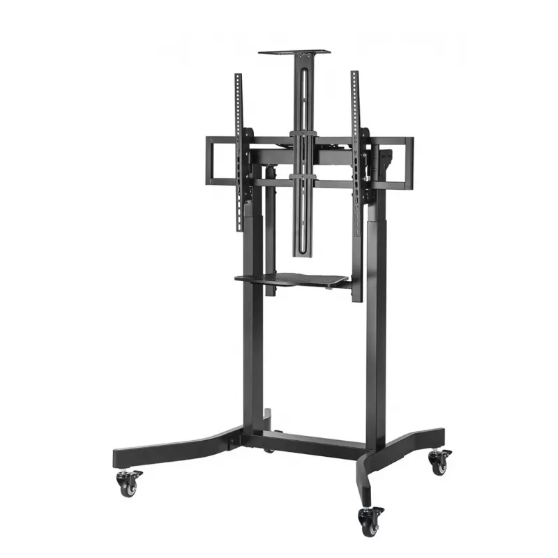 Soporte de TV de suelo con altura motorizada y ruedas GEMBIRD 55-100 pulgadas