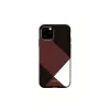 Funda protectora Devia para iPhone 11 Pro Max — rojo, patrón de rejilla simple