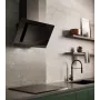 Campana extractora de pared vertical Eco Duo Glas negra