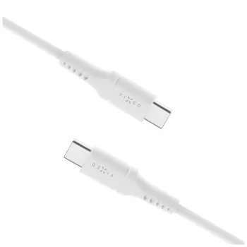 Cable fijo de silicona líquida FIXDLS-CC12-WH 60W cable de datos USB blanco