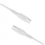 Cable fijo de silicona líquida FIXDLS-CC12-WH 60W cable de datos USB blanco