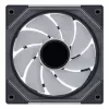 LIAN LI UNI FAN SL-INF 120 ARGB Reverse Blade PWM pack de 4, negro