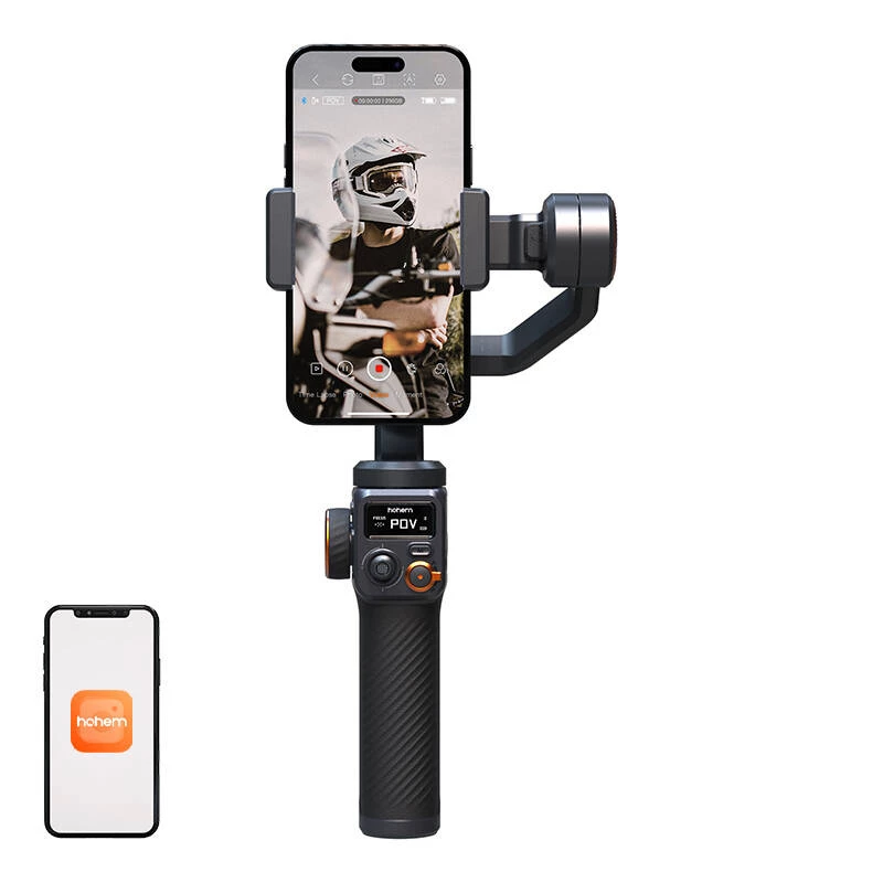 Estabilizador de cámara para smartphone Hohem iSteady M6 negro 2600 mAh 18 h