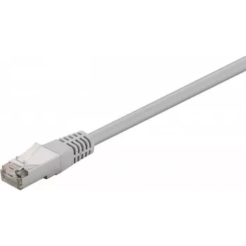 Cable de red CAT 5e apantallado par trenzado (F/UTP) goobay 50 cm gris