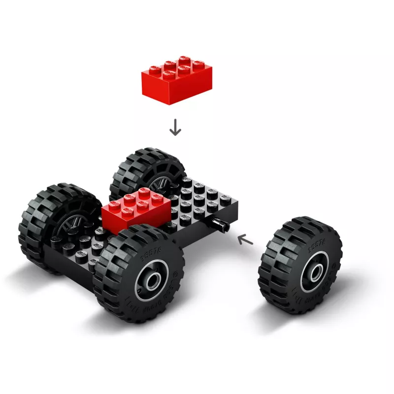 LEGO City 60450 Cargadora de ruedas amarilla