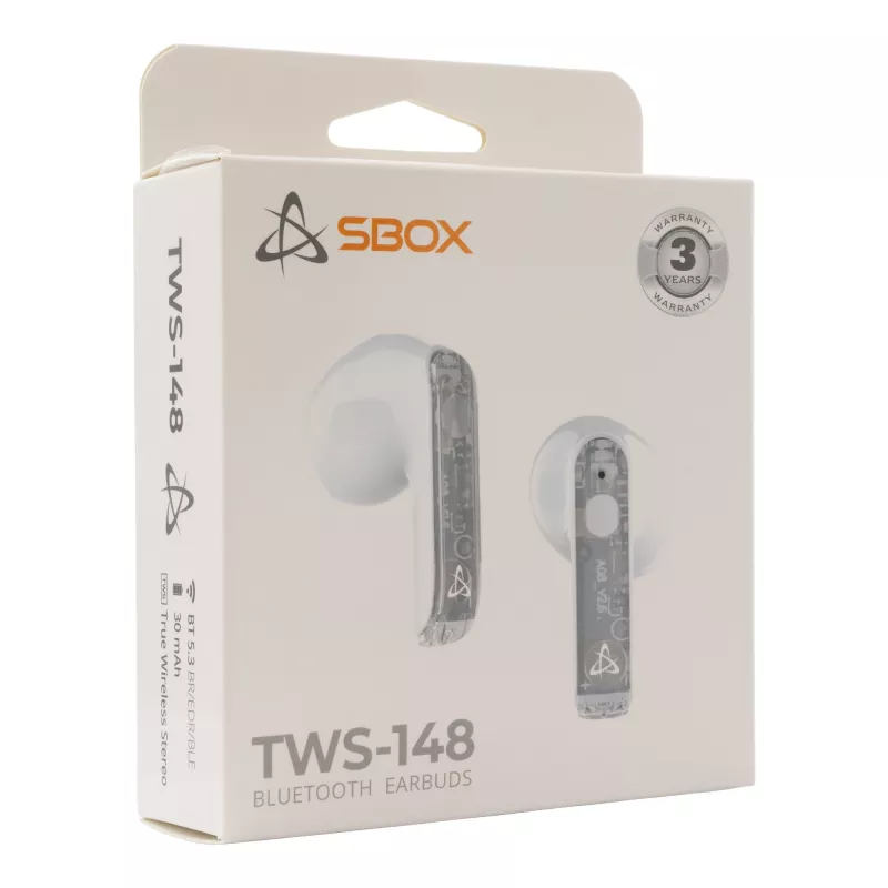 Auriculares SBOX EB-TWS148 blancos