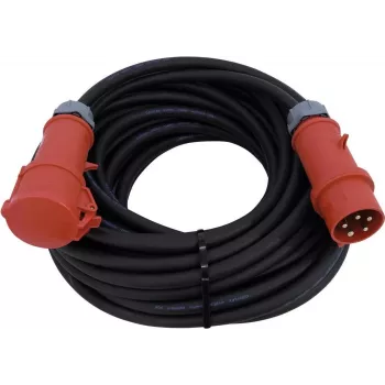 Cable alargador de corriente PSSO 32A CEE 5x6 mm² 25 m rojo