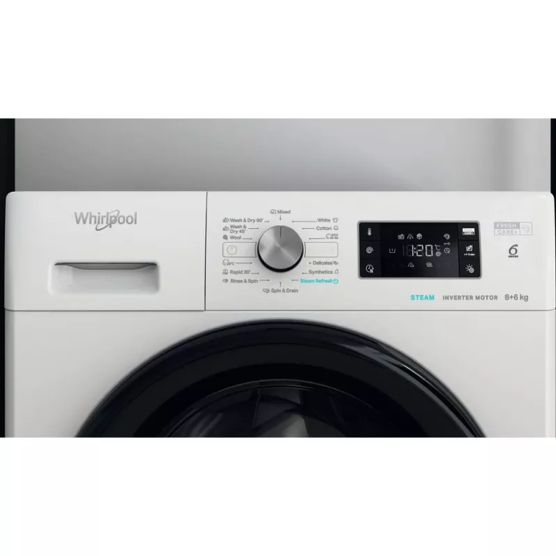 Whirlpool FFWDB864349BVEE Lavadora secadora 8 kg / 6 kg 1400 rpm