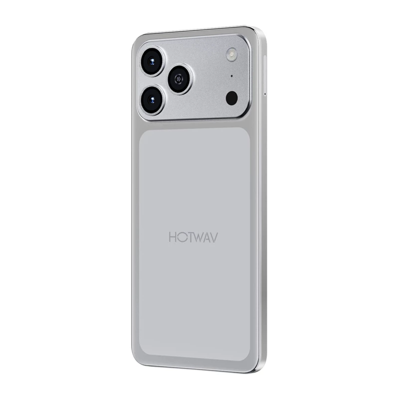 Smartphone HOTWAV A17 Pro Max plateado — HOTWAV A17 Pro Max