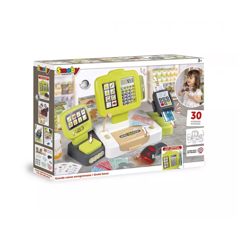 Caja registradora Smoby Gran caja registradora Multicolor 3 años