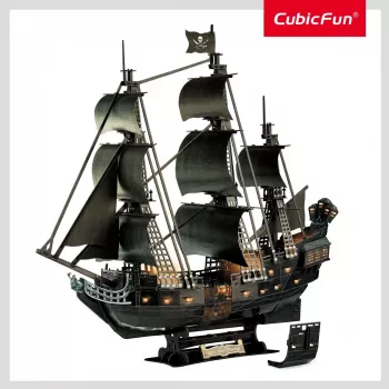 Puzle 3D LED Queen Annes L522H — maqueta decorativa iluminada con iluminación LED