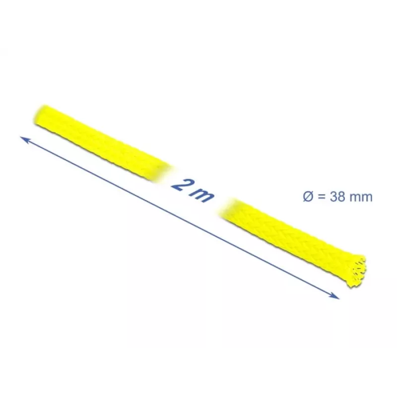 Funda de cable DeLOCK 20755 amarillo