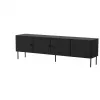 Mueble RTV 4D Cama PALAZZO BIS 201x40x60 negro mate