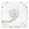Ventilador para carcasa SilverStone SST-FN121-P-GL 120mm LED - blanco
