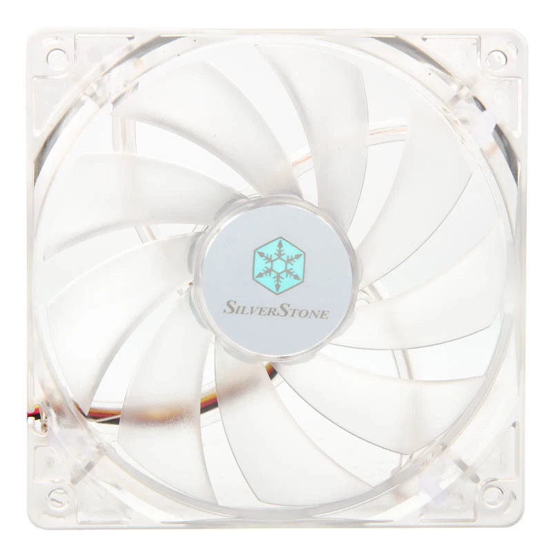 Ventilador para carcasa SilverStone SST-FN121-P-GL 120mm LED - blanco
