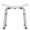 Taburete de ducha rectangular ajustable