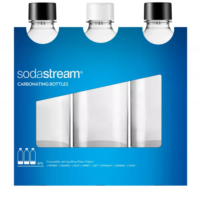 Botella para gasificar SodaStream 2260525 3 uds.