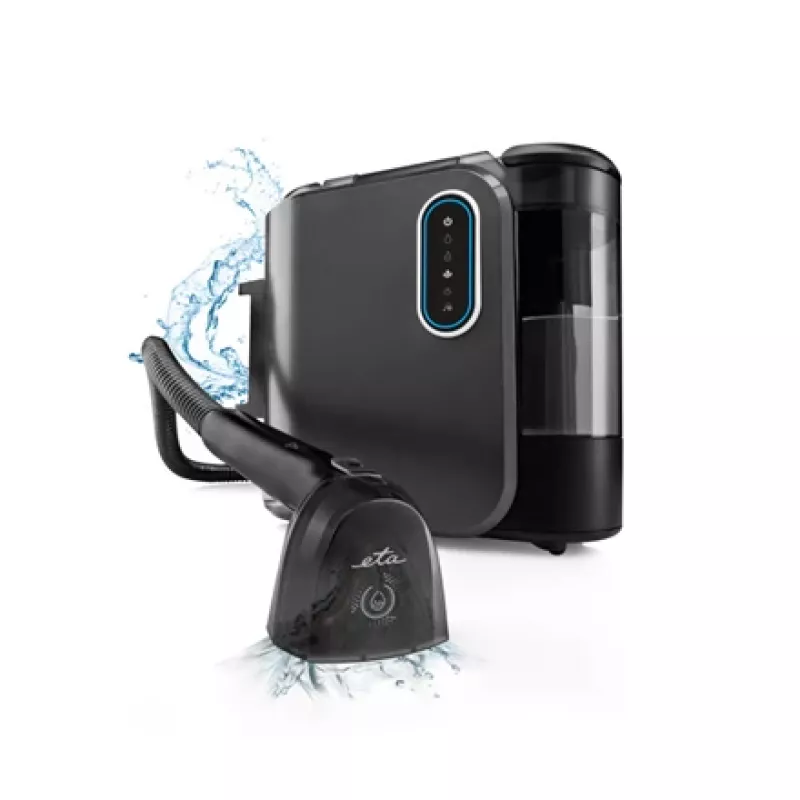 ETA | Limpiador a vapor multiusos | ETA721490000 Steam&Clean | Aspirador | 2000 W | Negro | Capacidad del depósito de agua 1,3 L