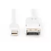 Cable de conexión DisplayPort Digitus AK-340102-010-W
