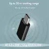 LogiLink BT0048A adaptador USB-C Bluetooth 5.3, alcance de 20 m, negro