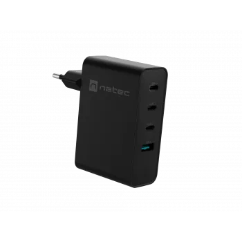 Cargador NATEC NUC-2234 para dispositivos móviles portátil, smartphone Negro CA carga rápida interior