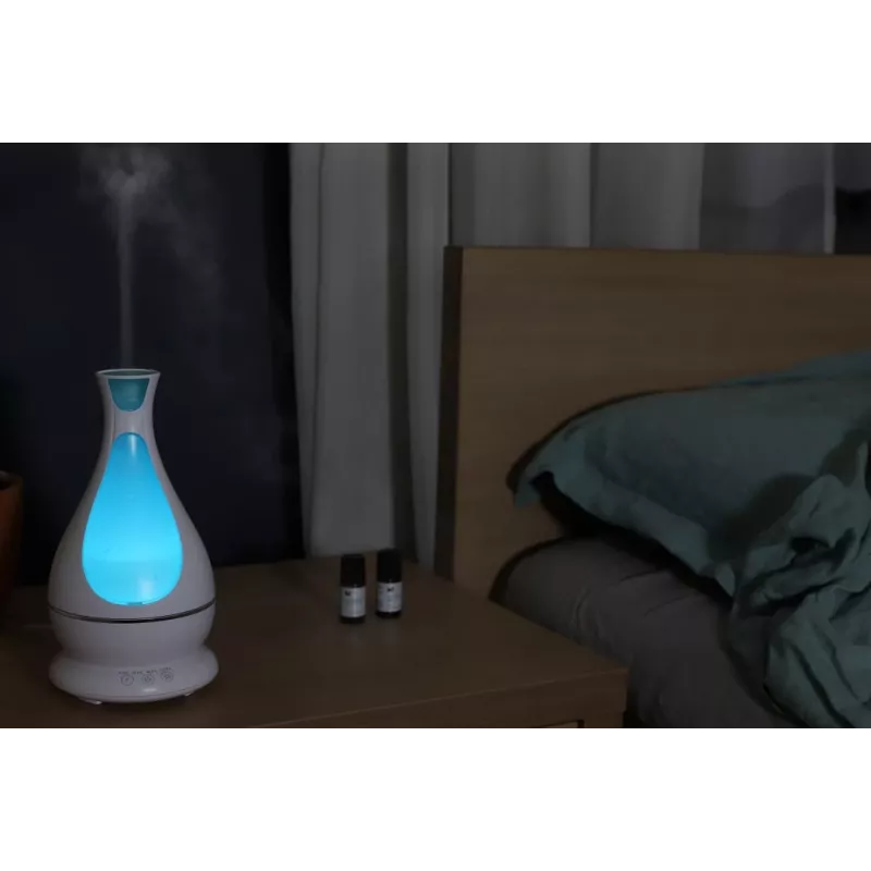 Minimu Difusor de aroma con luz LED, 400 ml, blanco