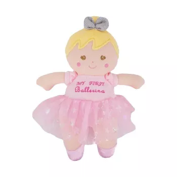 Sonajero para bebé TULILO Rattle muñeca Lily, sonajero de mano con forma de muñeca suave para niños pequeños