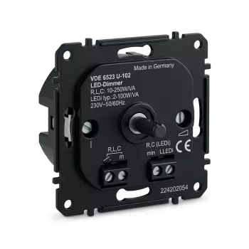 Mecanismo BUSCH JAEGER - regulador con accionamiento giratorio 100W/VA - empotrar
