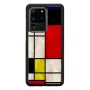 Funda protectora iKins para Samsung Galaxy S20 Ultra — Mondrian negro