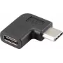 Renkforce adaptador USB 3.1 (Gen 2) [1x conector macho USB-C™ - 1x conector hembra USB-C™] en ángulo de 90° hacia la derecha (RF-4410232)