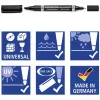 Rotulador permanente Staedtler Lumocolor permanent duo 348 B negro 1 unidad