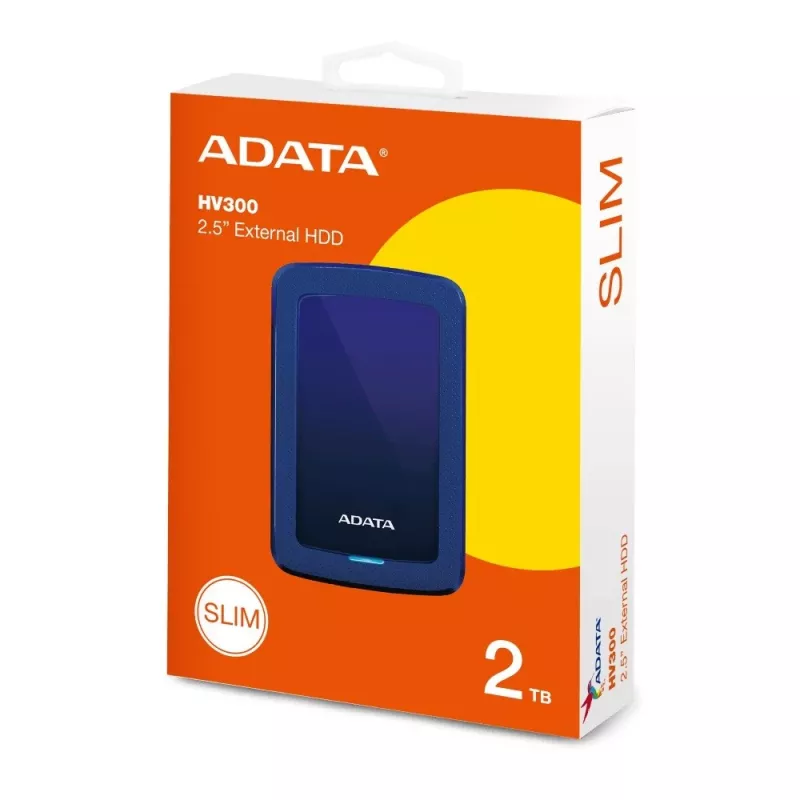 ADATA HV300 disco duro externo 2 TB USB 3.2 Gen 1 (3.1 Gen 1) azul