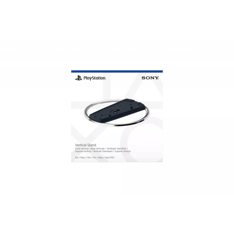 Sony Vertical Stand, soporte, PlayStation 5 slim, negro, cromado, brillante / mate, PlayStation 5 slim, PlayStation 5 slim Digital Edition, 191 mm