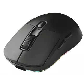 Ratón gaming inalámbrico Tracer GameZone Thor RGB, 2,4 GHz + Bluetooth, 10000 DPI, Negro