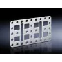 Chapa de rack Rittal 4532.000, acero inoxidable, 110×60 mm, pack de 4