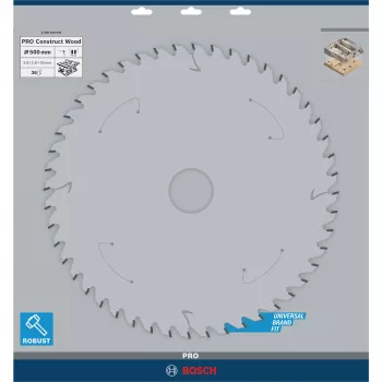 BOSCH hoja de sierra construcción madera 500x30x36z x3,8 mate con clavos ###