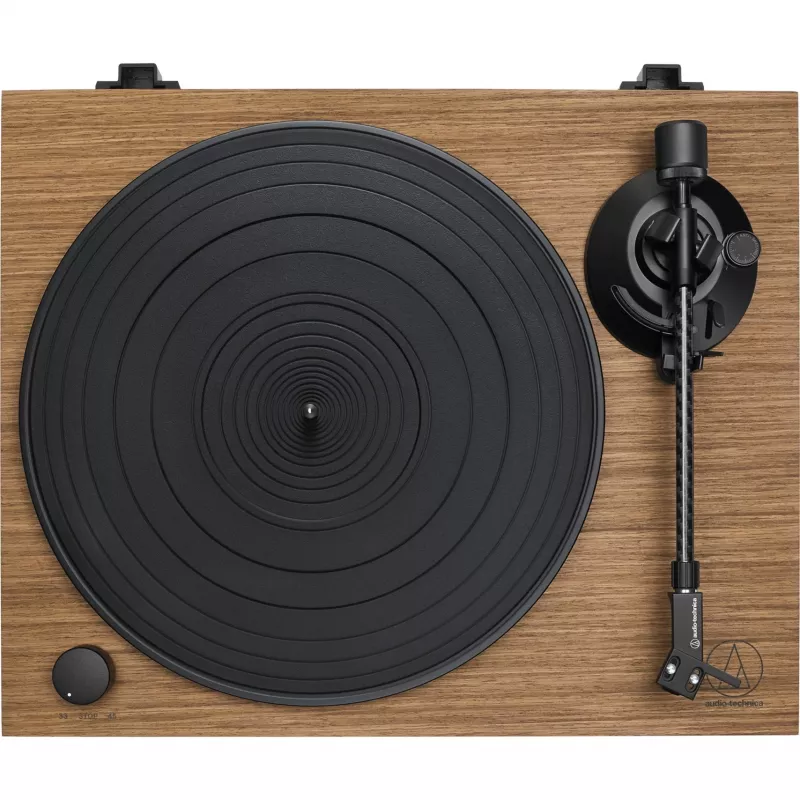 AT-LPW40WN, tocadiscos Negro/Madera, preamplificador fonográfico integrado, funcionamiento manual