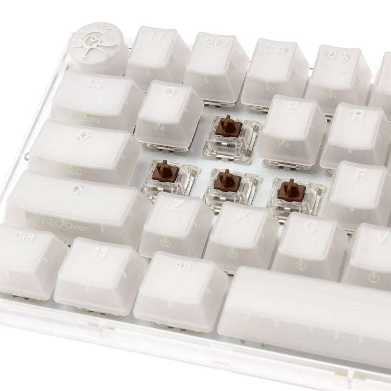 Teclado Ducky One 3 Aura White Mini gaming USB QWERTY US International