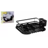 Escurridor de platos Maestro MR-1024, 40 cm, estructura de aluminio, diseño de un nivel, bandeja de goteo