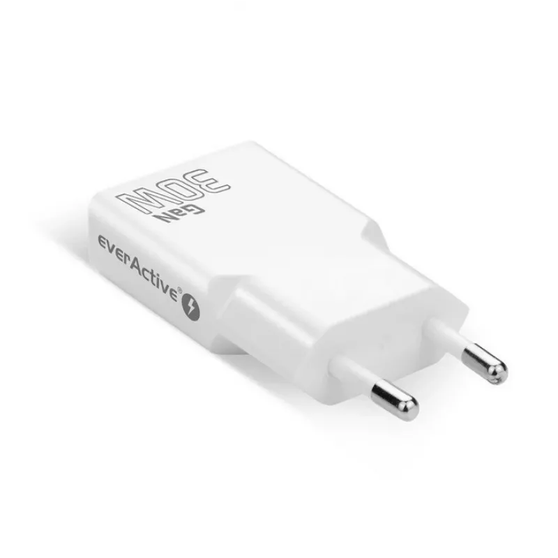 Cargador de pared USB universal everActive SC-380Q Super slim QC 3.0 – Quick Charge 3.0, diseño compacto