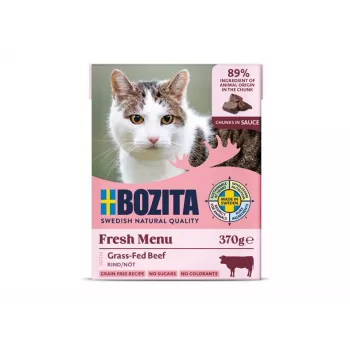 BOZITA ternera en salsa - Comida húmeda para gatos - 370 g