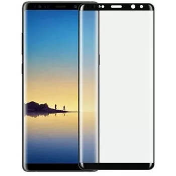 Protector de pantalla de cristal templado Devia para Samsung Galaxy Note8 — 3D Curved, Negro