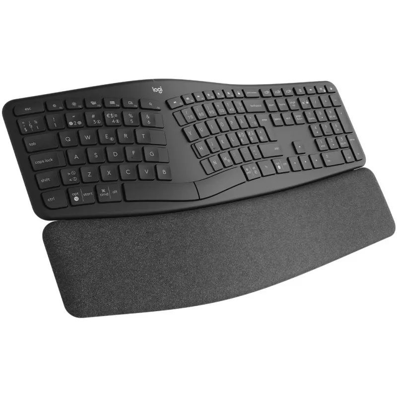 Logitech ERGO K860 - Teclado - Inalámbrico - 2,4 GHz, Bluetooth 5.0