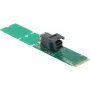 Adaptador M.2 Key M a SFF-8643 NVMe DeLOCK 63145