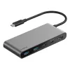 Hub Belkin CONNECT USB-C 7 en 1 con puertos USB-C duales si. AVC023hqSGY