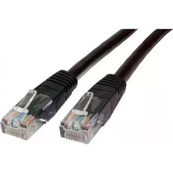MediaRange - Cable de parcheo - RJ-45 (M) a RJ-45 (M) - 2,0 m - apantallado - CAT 6 - negro (MRCS125)